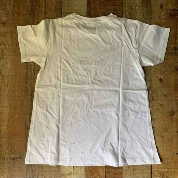 ASOS maternity embroidered forever t-shirt in white - 6 - Picture 7 of 8